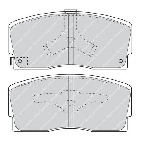 Kit pastiglie freno anteriore