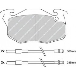 Kit pastiglie freno anteriore
