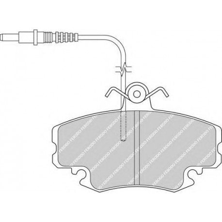 Kit pastiglie freno anteriore