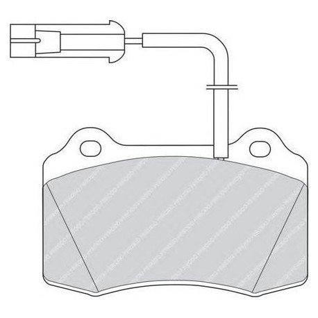 Kit pastiglie freno anteriore