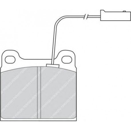 Kit pastiglie freno anteriore