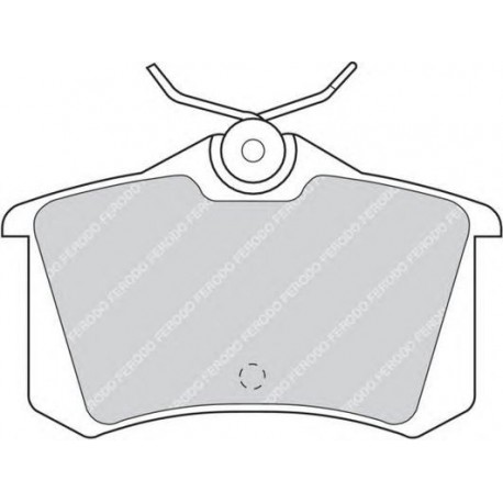 Kit pastiglie freno posteriore