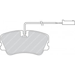 Kit pastiglie freno anteriore