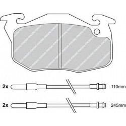 Kit pastiglie freno anteriore