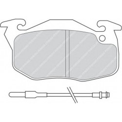 Kit pastiglie freno anteriore