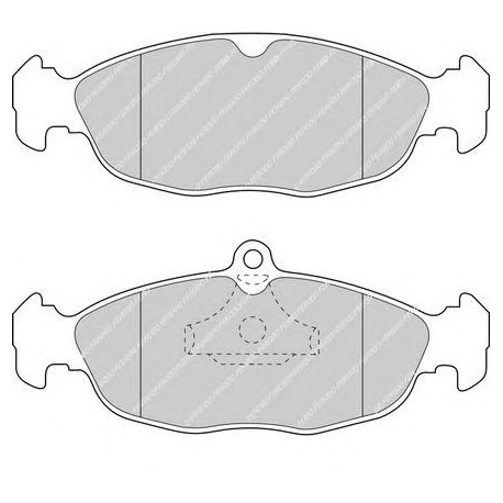 Kit pastiglie freno anteriore