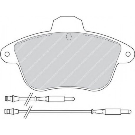 Kit pastiglie freno anteriore
