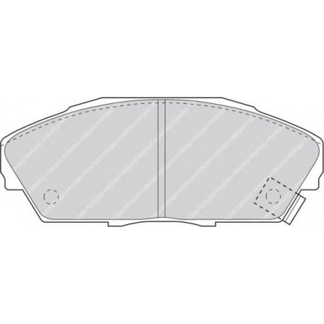 Kit pastiglie freno anteriore