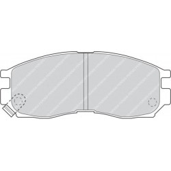 Kit pastiglie freno anteriore