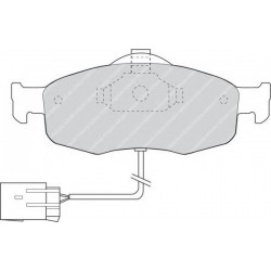 Kit pastiglie freno anteriore