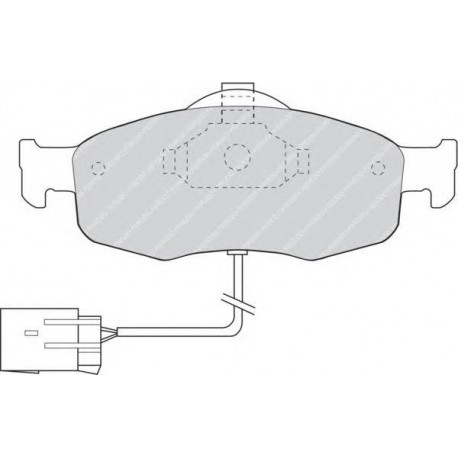 Kit pastiglie freno anteriore