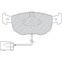 Kit pastiglie freno anteriore