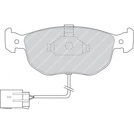 Kit pastiglie freno anteriore