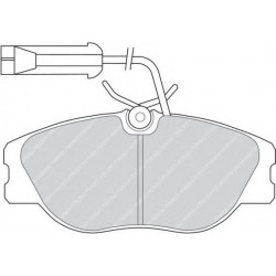 Kit pastiglie freno anteriore