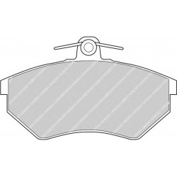 Kit pastiglie freno anteriore