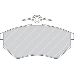 Kit pastiglie freno anteriore