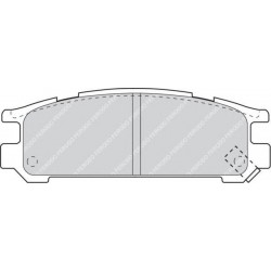 Kit pastiglie freno posteriore