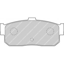 Kit pastiglie freno posteriore