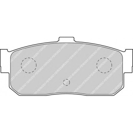 Kit pastiglie freno posteriore