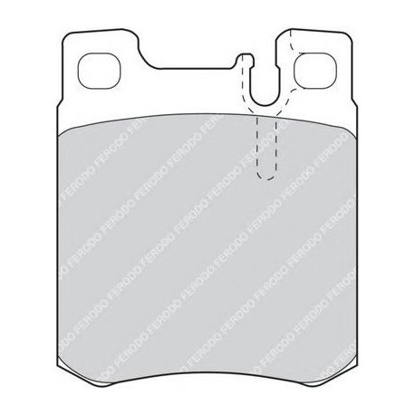 Kit pastiglie freno posteriore