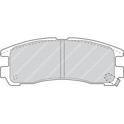 Kit pastiglie freno posteriore