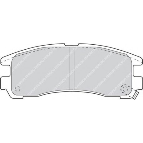 Kit pastiglie freno posteriore