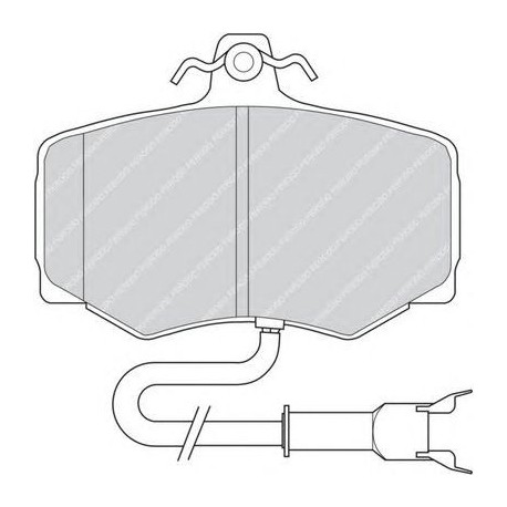 Kit pastiglie freno anteriore