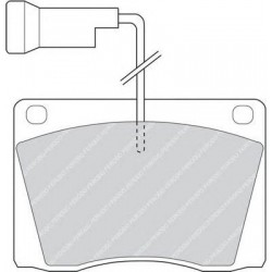 Kit pastiglie freno anteriore