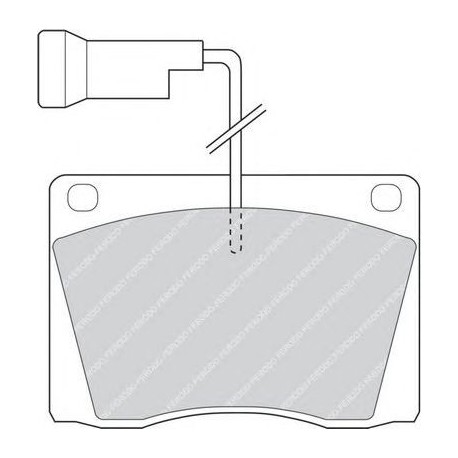Kit pastiglie freno anteriore