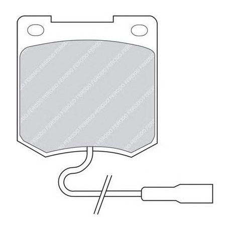 Kit pastiglie freno anteriore