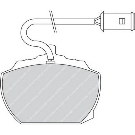 Kit pastiglie freno anteriore