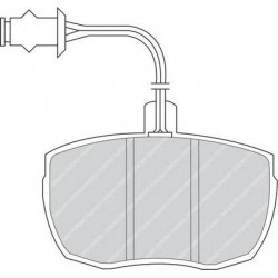 Kit pastiglie freno anteriore