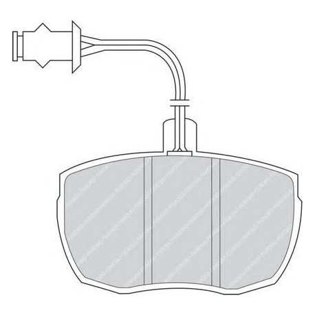 Kit pastiglie freno anteriore