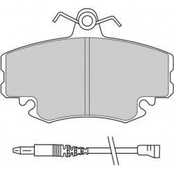 Kit pastiglie freno anteriore