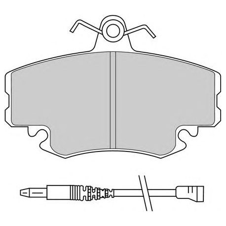 Kit pastiglie freno anteriore