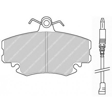 Kit pastiglie freno anteriore