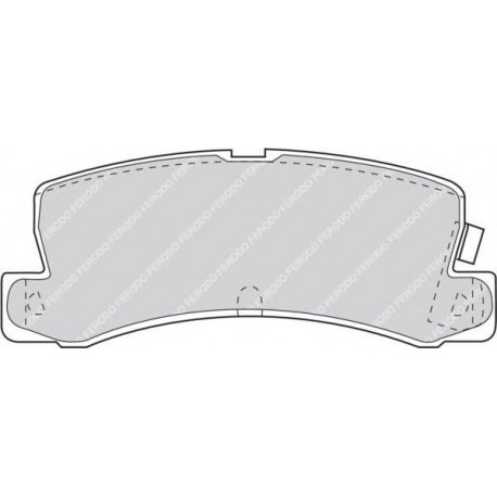 Kit pastiglie freno posteriore