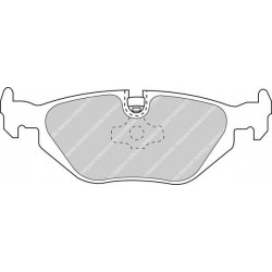 Kit pastiglie freno posteriore