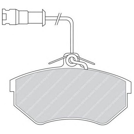 Kit pastiglie freno anteriore