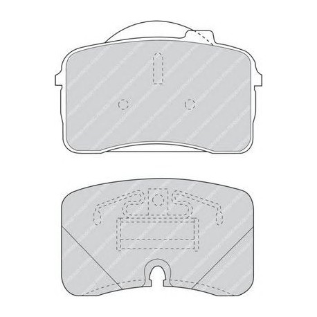 Kit pastiglie freno anteriore