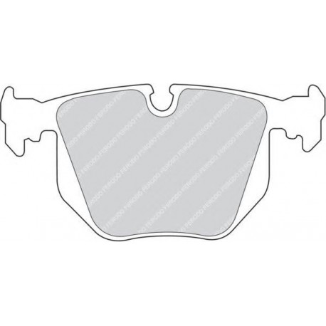 Kit pastiglie freno posteriore