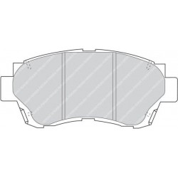 Kit pastiglie freno anteriore