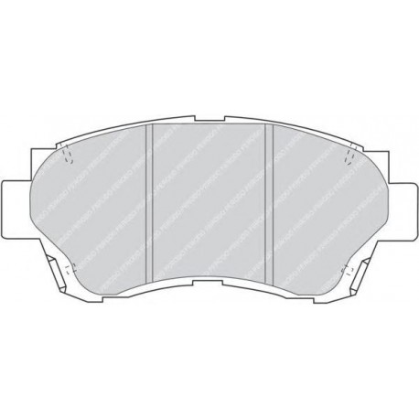 Kit pastiglie freno anteriore