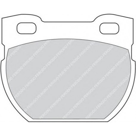 Kit pastiglie freno posteriore