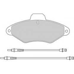 Kit pastiglie freno anteriore