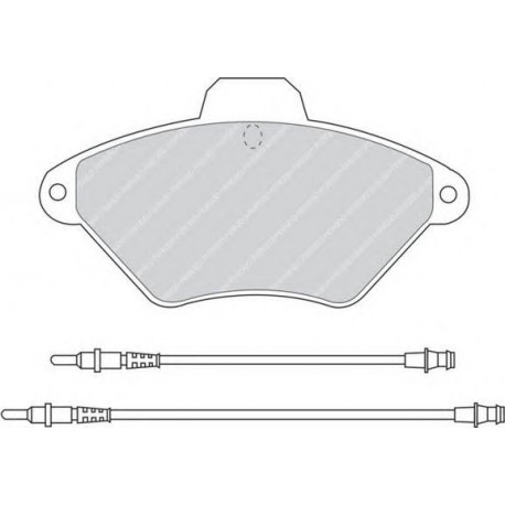 Kit pastiglie freno anteriore
