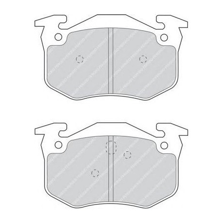 Kit pastiglie freno posteriore