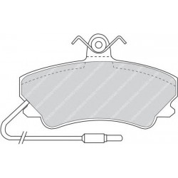 Kit pastiglie freno anteriore