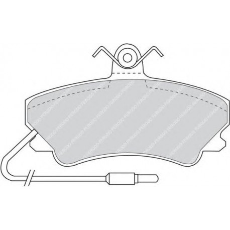 Kit pastiglie freno anteriore