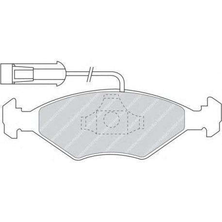 Kit pastiglie freno anteriore